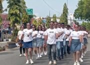 Meriah! 117 Regu Gerak Jalan Campuran Warnai Maluku Tenggara Sambut HUT RI
