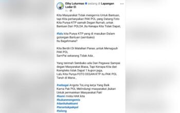 Baksos Istri Kapolri di Tual Disorot Warga Karena Diduga Tak Tepat Sasaran
