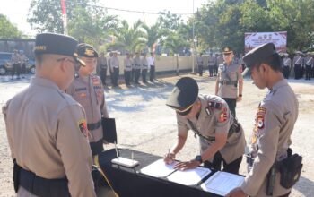 Ipda Willem Sapukete Resmi Jabat Kapolsek Kei Kecil Barat, Kapolres Malra Harap Tingkatkan Pengabdian