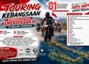 Touring Kebangsaan Warnai HUT RI di Malra, Warga Dapat Bendera Merah Putih dan Cek Kesehatan Gratis