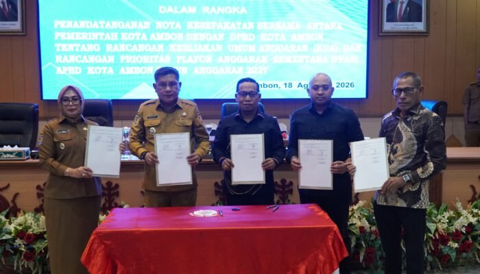 APBD Ambon 2027 Disiapkan, Anggaran Pembangunan Capai Rp1,07 Triliun