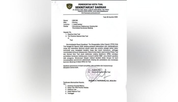 Kebijakan Razia Kendaraan di SPBU Tual Picu Perdebatan di Media Sosial