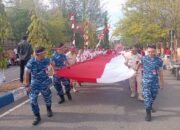 Bendera Merah Putih 81 Meter Membentang, Kirab Kemerdekaan Semarakkan Kota Tual