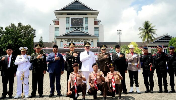 Dua Mantan Gubernur Hadiri Upacara HUT ke-81 RI di Ambon, Semangat Kebersamaan Menguat