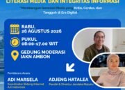 Pendaftaran Dibuka: Workshop Literasi Media untuk Mahasiswa dan Pemuda Maluku