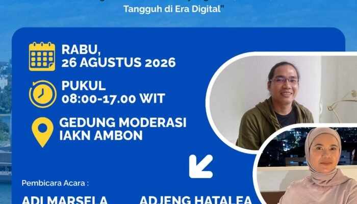 Pendaftaran Dibuka: Workshop Literasi Media untuk Mahasiswa dan Pemuda Maluku