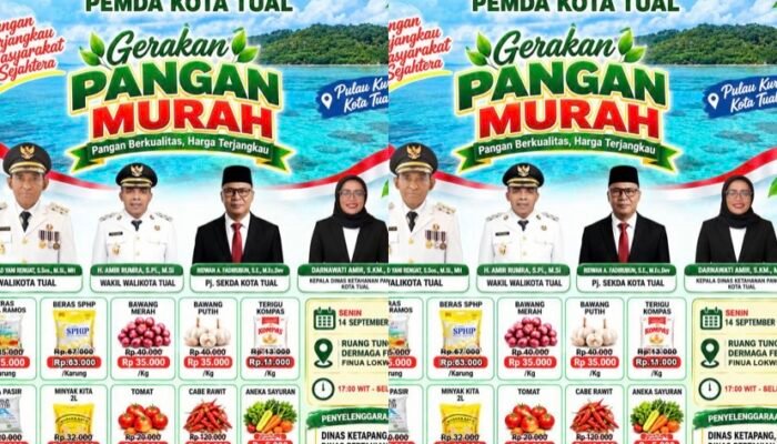 Warga Pulau Terluar Tual Bisa Belanja Sembako Murah,  Segini Harganya