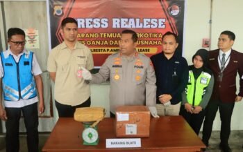 Alamat Penerima Fiktif, 1 Kg Ganja dari Medan Digagalkan di Bandara Pattimura Ambon