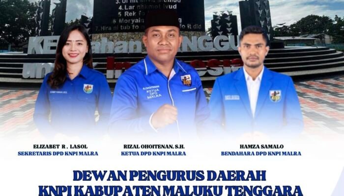 KNPI Versi Harris Pratama, Gandeng Kader PMKRI Jadi Sekertaris DPD Malra