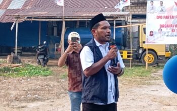 HUT ke-12, Perindo Tual Gelar Syukuran dan Letak Batu Pertama Kantor DPD