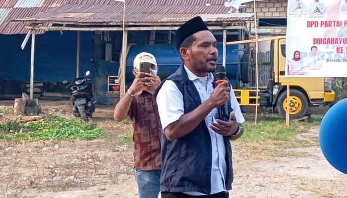 HUT ke-12, Perindo Tual Gelar Syukuran dan Letak Batu Pertama Kantor DPD